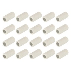 20pcs 3mm Dia Ceramic Tube Insulated Single Bore,6mm x 10mm