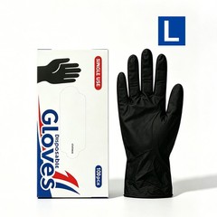 100PCS Disposable Gloves Nitrile Powder Free Universal Kitchen Work Safety Glove