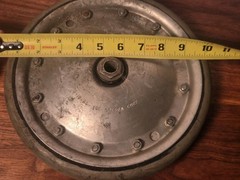 Vintage Colson Quiet Wheel M10 10” Industrial Caster Wheel Elyria Ohio USA
