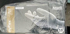 Ansell HYFLEX 11-727 Cut Resistant Nylon/ Industrial Gloves Size10. 12 Pack