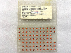 (1 PIECE) CWR06HH106KB, 194D106X9015F8, Capacitor, Tantalum, 10uf, 15V, 10±%