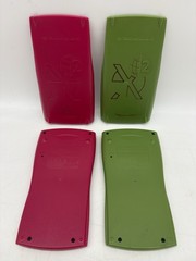 Lot of 2 Texas Instruments TI-30X IIS Scientific Calculators Pink & Green WORKS