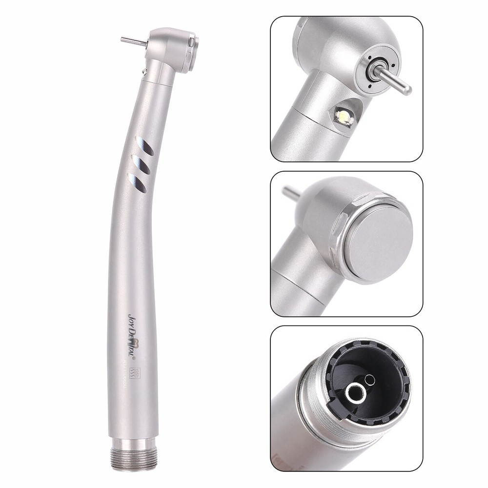 Portable Dental Turbine Unit+3Way Syringe/Dental LED High Speed Handpiece 2Holes