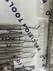 Hu-Friedy Dental Composite Instruments Set of 9 PCS with Sterilization Cassette