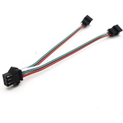 1 Female to 2 Male 3pin 4pin 5pin JST SM Connector Splitter Cable for LED Strip
