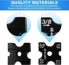 48-44-2872 1/4″, 3/8″, 1/2″ Cutting Die Set Fits for Milwaukee 2872-20, 2872-21