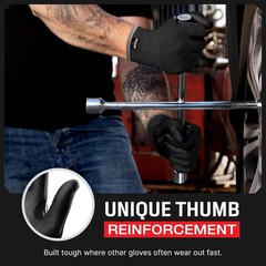 NoCry Professional Cut Resistant Work Gloves for Men and Women with Firm Grip…
