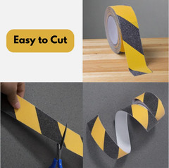 Anti Slip Non Skid High Traction Safety Grit Grip Tape Strips Self Adhesive Back