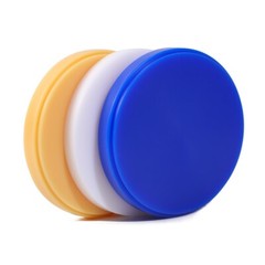 5Pcs Wax Disc Block CAD CAM Carving Blank White Blue Beige 98*10-25mm