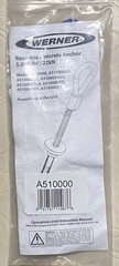 Werner Reusable Concrete Anchor 5000lb Model A510000