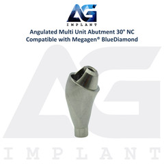 10 Angled 30° Multi Unit Prosthetic NC Int Hex Megagen® BlueDiamond Compatible