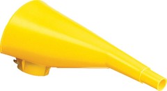 Eagle Yellow Poly Gas Can Funnel Spout Replacement for Metal Type Safety Cans