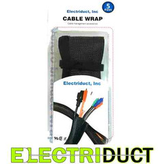 1.25″ Side Entry Cable Wrap Braided Sleeving – 5 Feet – Electriduct