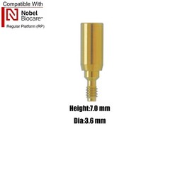 NobelActive Dental Healing Abutment Cap Fit Nobel Biocare Height 3/5/7mm RP NP