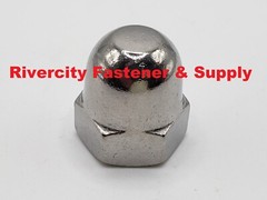 7/16 x 20 Stainless Acorn / Dome / Cap Nuts 7/16-20 Nut 7/16″ Nut 7/16×20