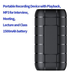 64GB Portable Voice Activated Recorder for Lectures & Meetings, Audio Recording