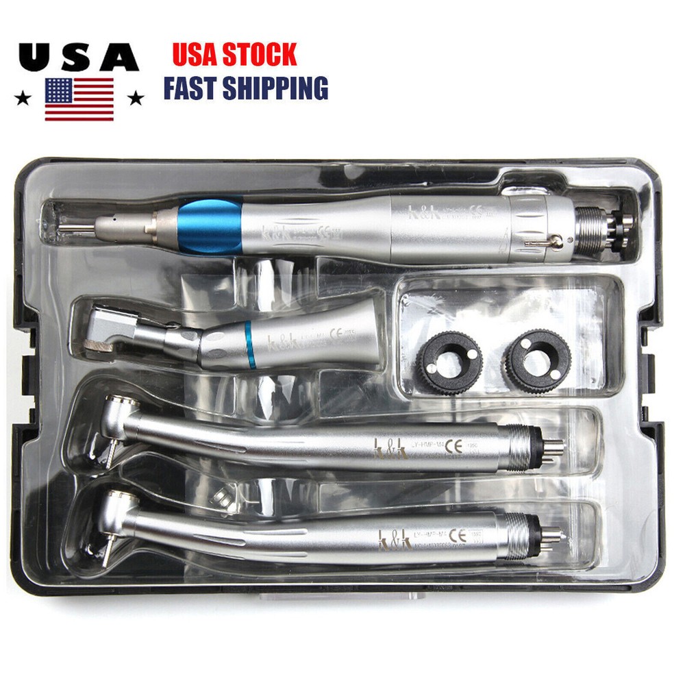 Dental Low & High Speed Handpiece Set for Greeloy Portable Mobile Dental Unit