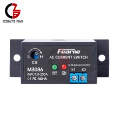 Current Sense Switch Relay AC Detection Alarm Current Adjustable Self-Powered