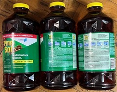 Pine-Sol 60606CT 80 oz. Bottle Cleaner Disinfectant – Original Pine (3/CT) New