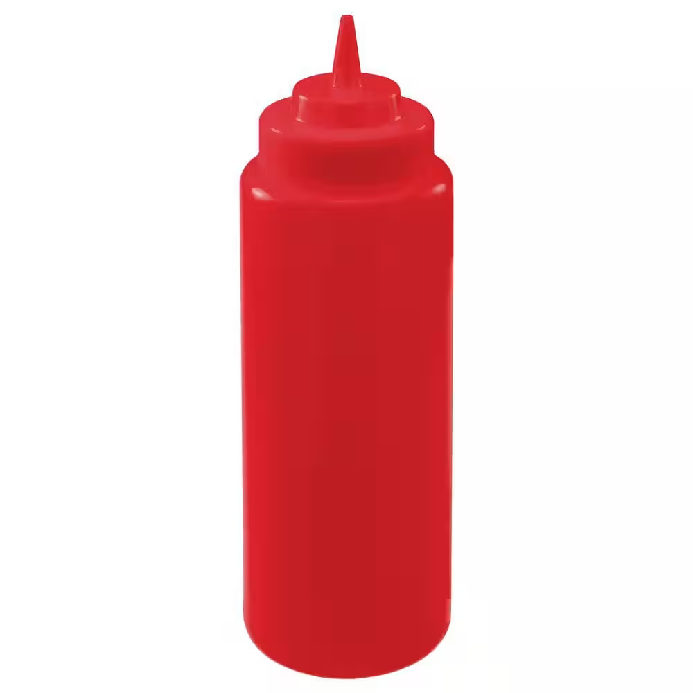 32 Oz. Red Squeeze Bottles 6-Pack