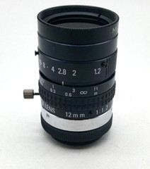 Ricoh FL-HC1212B-VG 1/2″ 12mm F1.2 Manual Iris C-Mount Lens w/ Locking Screws