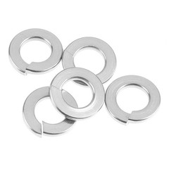 100 Pieces 12# Stainless Steel Split Lock Washers, Spring Lock Washers for Sc…