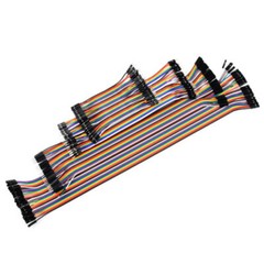 40Pin 10/20/30cm 2.54MM FF FM MM Dupont wire jumper cables male to female