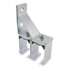 GRAINGER APPROVED 4PE65 Bypass Bracket, Steel, 4.6 in D 4PE65