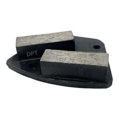 Trapezoid Grinding Tooling For Concrete Floor Grinders Medium Bond Grit 30/40