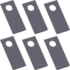 6Pcs Blade Kit For BDR-135, BDR-165, BDR-185 Drum Mowers, Replace KT4012,DM10454