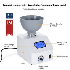 Dental Alginate Mixer for Alginate and Gypsum Impression Materials USA STOCK