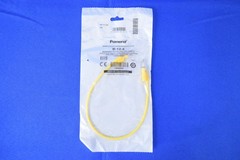 Pomona B-12-4 Banana Plug Patch Cord Stackable 12″ Long 15A 5000V Yellow (Qty.5)