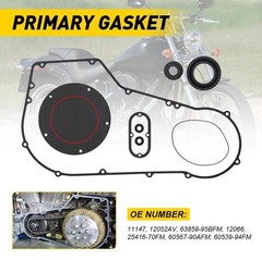 GASKET SEAL KIT FOR HARLEY SOFTAIL DYNA MODELS 1994-2005 PRIMARY CLUTCH COVER