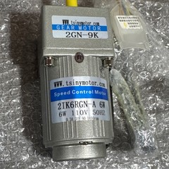 High Torque Electric 110V AC Gear Motor Variable Speed 50/60HZ / 6W Speed Red
