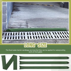 5 Pcs 5′ X 4.7” Tube Sand Bags for Flooding Long Sand Bags Thickened Reusable C