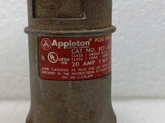 APPLETON PLUG ECP-2023 (FREE SHIP)