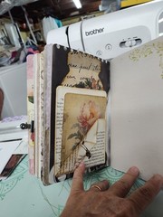 Handcrafted Pink & Green Floral Journal, Planner, Notebook, Album
