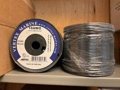 18 AWG Marine Wire Black 500 ft Vertex-Marine # 1426180103