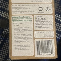Square D HOM2175SB Homeline AC Power Surge Protector Surgebreaker 22.5ka