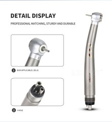 Dental E-generator Shadowless Ring LED High Speed Handpiece Ceramic Bearing 2/4H