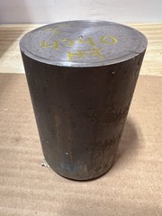 Alloy Steel Round Bar 4340-Hot Rolled Heat Treated 3” x ~4 1/4” – One Piece