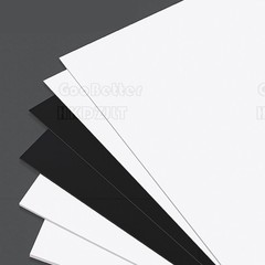 PVC Plastic Sheet Thin Slice White Black Thick 0.2 mm 0.3 mm – 2 mm A3 A4 A5