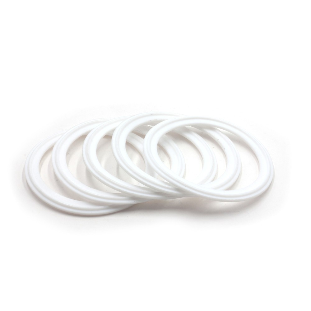 HFS(R) 5PCS 2″ Tri Clamp Sanitary Gasket PTFE Fits Tri-Clover Type Ferrule