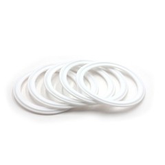 HFS(R) 5PCS 2″ Tri Clamp Sanitary Gasket PTFE Fits Tri-Clover Type Ferrule
