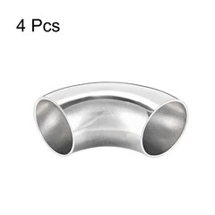 Stainless Steel Pipe Fitting 90 Degree Elbow Butt-Weld 1-1/4″ OD 1.5mm 4pcs