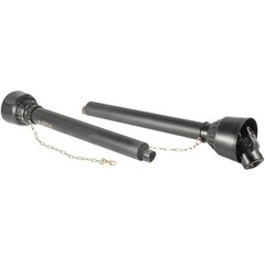 VEVOR PTO Shaft PTO Driveshaft for Tractor 1-3/8″ Spline/Round Ends 39-55″ Black