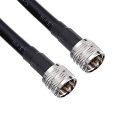 RG8/U Coax Cable with Pl-259 Male Connectors for CB/Ham Radio 30.5m/100Feet