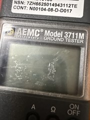 Aemc Instruments 3711M1 Ground Tester As Is