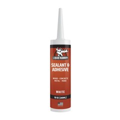 Liquid Rubber Caulk – Waterproof Hybrid Adhesive Sealant, White, 1 Pack, 10oz