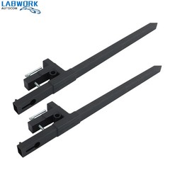 60″ Clamp on Pallet Forks For Tractor Bucket Loader Tractor Skid Steer 2000 LBS